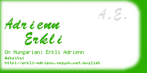 adrienn erkli business card